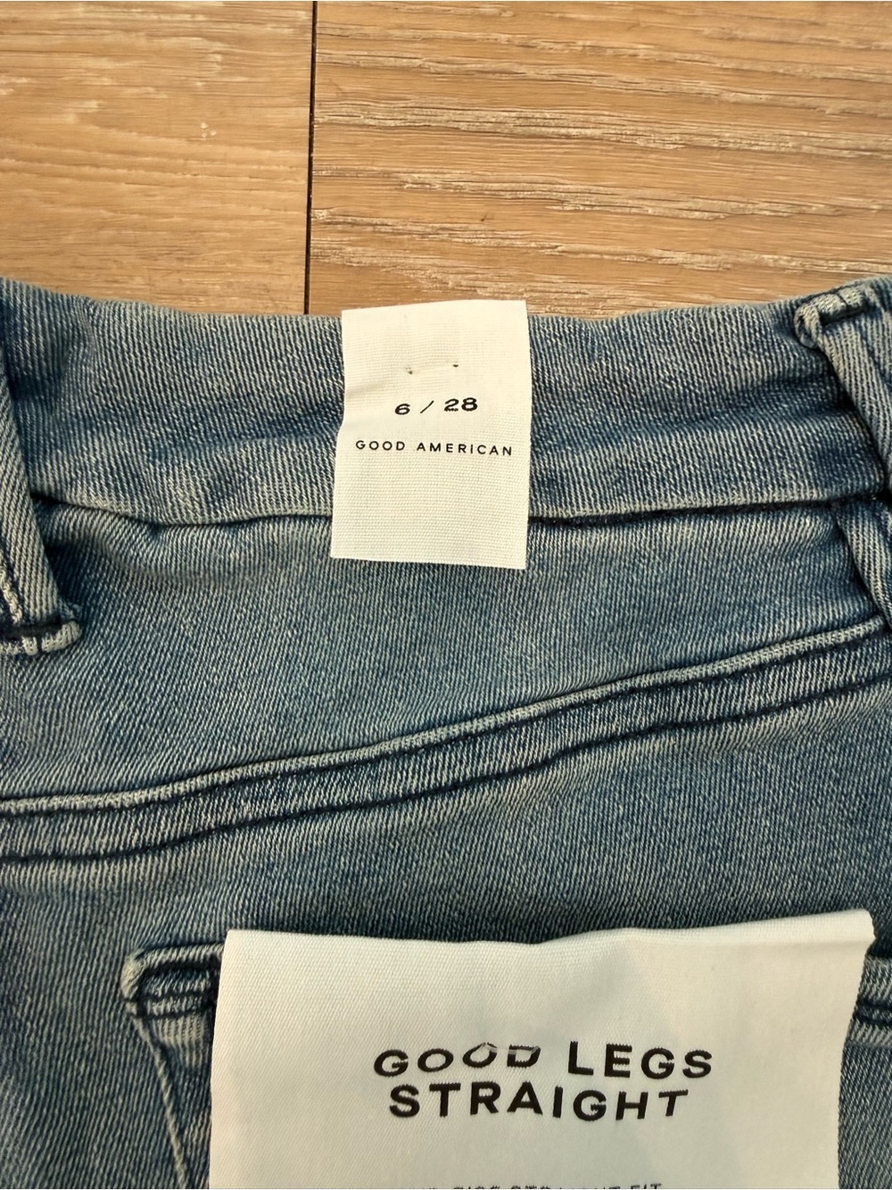 NWT Good American Good Legs Straight Jeans Sizs 6/28 - Picture 7 of 9